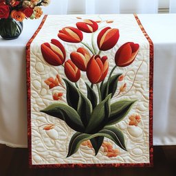 Tulip Dreams Table Runner - Made to Order TABLE928
