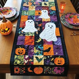 Trick Or Treat Halloween Table Runner - Made to Order TABLE928