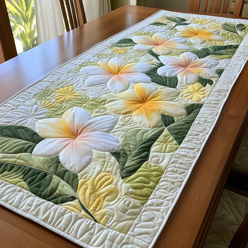 Tropical Blooms Table Runner - Made to Order TABLE928
