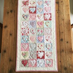 Timeless Heart Table Runner - Made to Order TABLE928