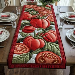 Tomato Table Runner - Made to Order TABLE928