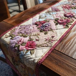 Timeless Floral Table Runner - Made to Order TABLE928