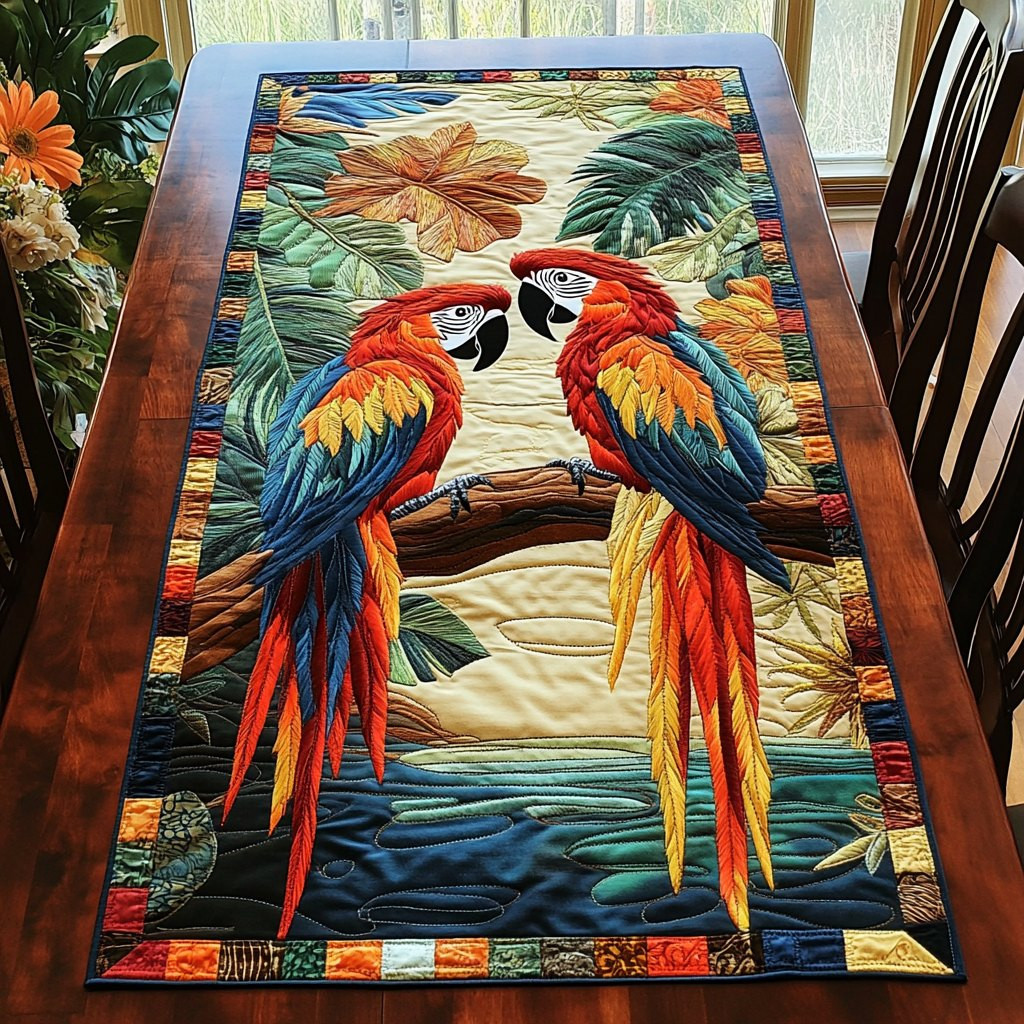 Tropical Wings Table Runner - Made to Order TABLE928