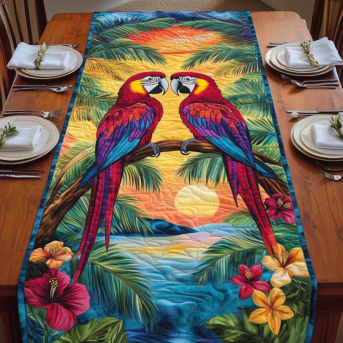 Sunset Pair Table Runner - Made to Order TABLE928
