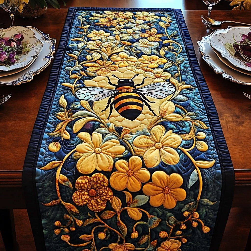 Sunny Pollinator Trail Table Runner - Made to Order TABLE928