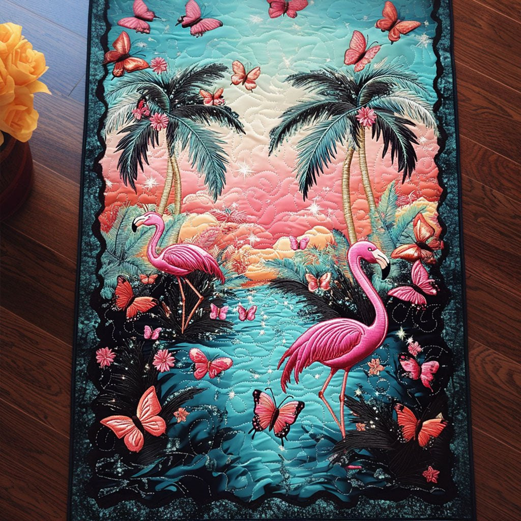 Sunset Flamingo Bliss Table Runner - Made to Order TABLE928