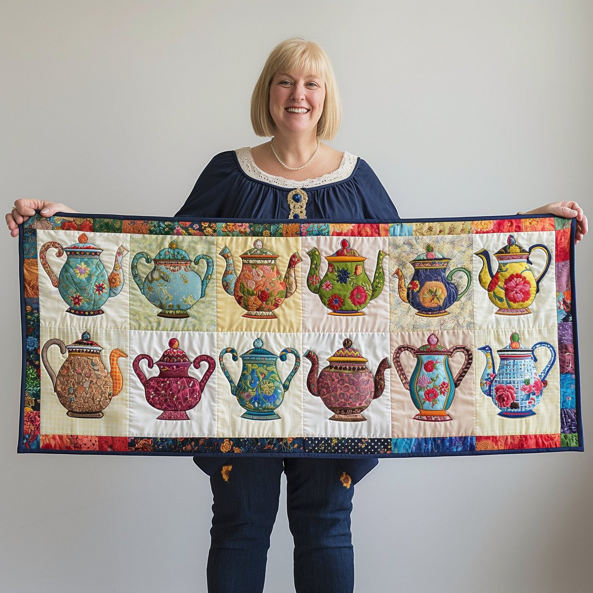 Tea Party Magic Table Runner - Made to Order TABLE928
