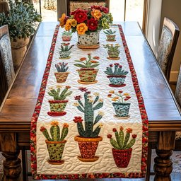 Sunny Cactus Table Runner - Made to Order TABLE928