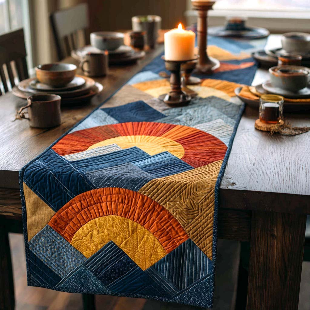 Sunlit Horizon Spirit Place Table Runner - Made to Order TABLE928