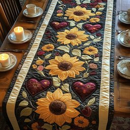 Sunny Bloom Table Runner - Made to Order TABLE928