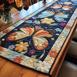 Sunset Flutter Table Runner - Made to Order TABLE928