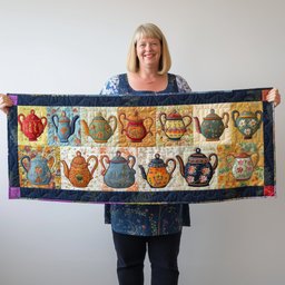 Teapot Wonderland Table Runner - Made to Order TABLE928