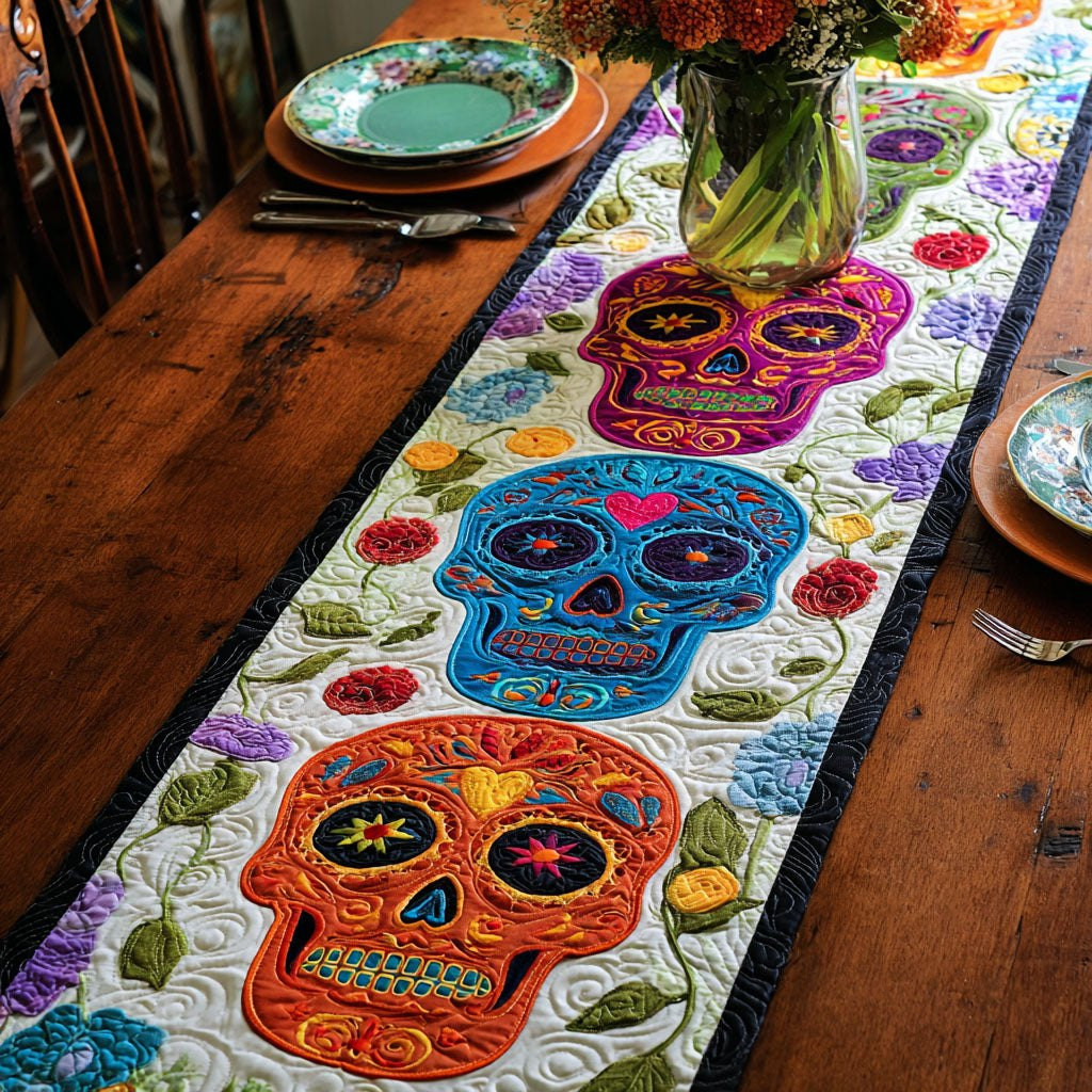 Skull Charm Table Runner - Made to Order TABLE928