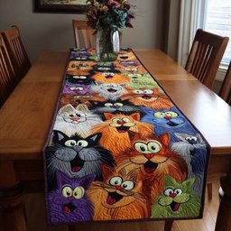 Sleepy Tails Table Runner - Made to Order TABLE928
