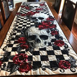 Skull Garden Table Runner - Made to Order TABLE928