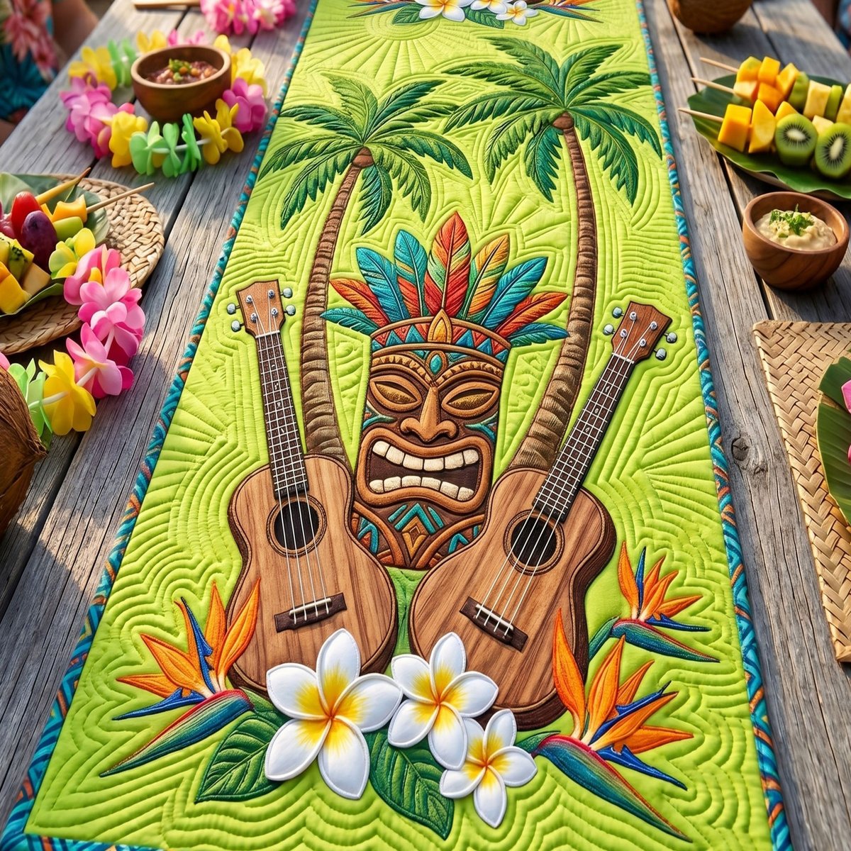 Summer Totem Table Runner - Made to Order TABLE928