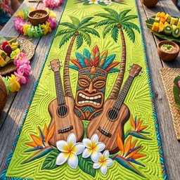 Summer Totem Table Runner - Made to Order TABLE928