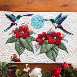 Soft Whirl Table Runner - Made to Order TABLE928