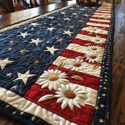 Star Spangled Beauty Table Runner - Made to Order TABLE928