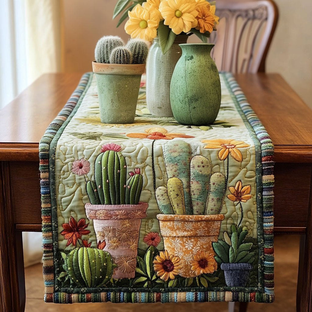 Succulent Beauty Table Runner - Made to Order TABLE928