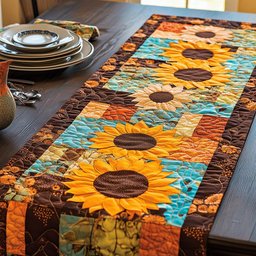 Sunflower Serenity Table Runner - Made to Order TABLE928
