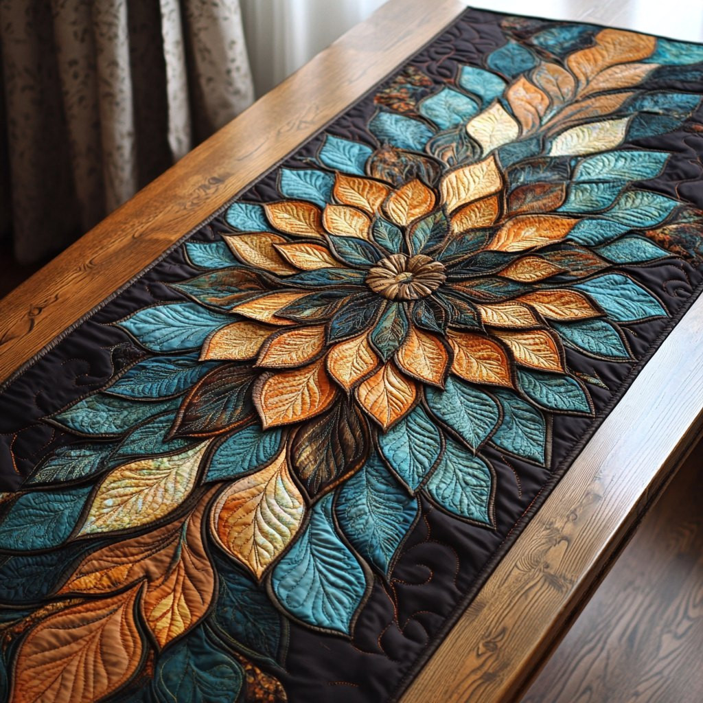 Spiritual Whirl Table Runner - Made to Order TABLE928