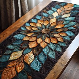 Spiritual Whirl Table Runner - Made to Order TABLE928