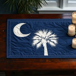 South Carolina Flag Charm Table Runner - Made to Order TABLE928