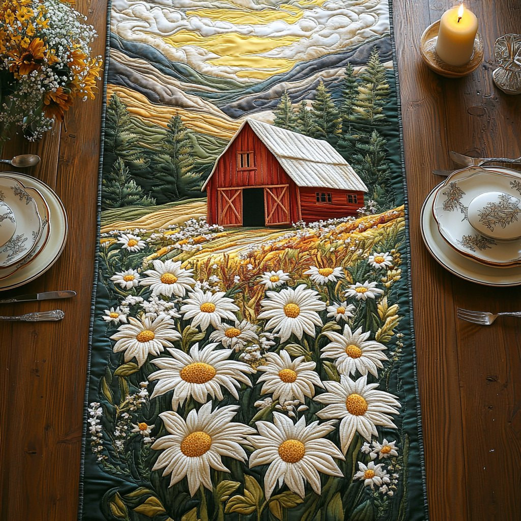 Summer Daisy Table Runner - Made to Order TABLE928