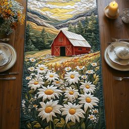 Summer Daisy Table Runner - Made to Order TABLE928