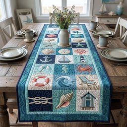 Summer Mini Coastal Table Runner - Made to Order TABLE928