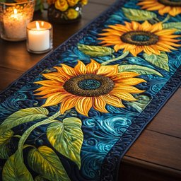 Solar Bloom Table Runner - Made to Order TABLE928