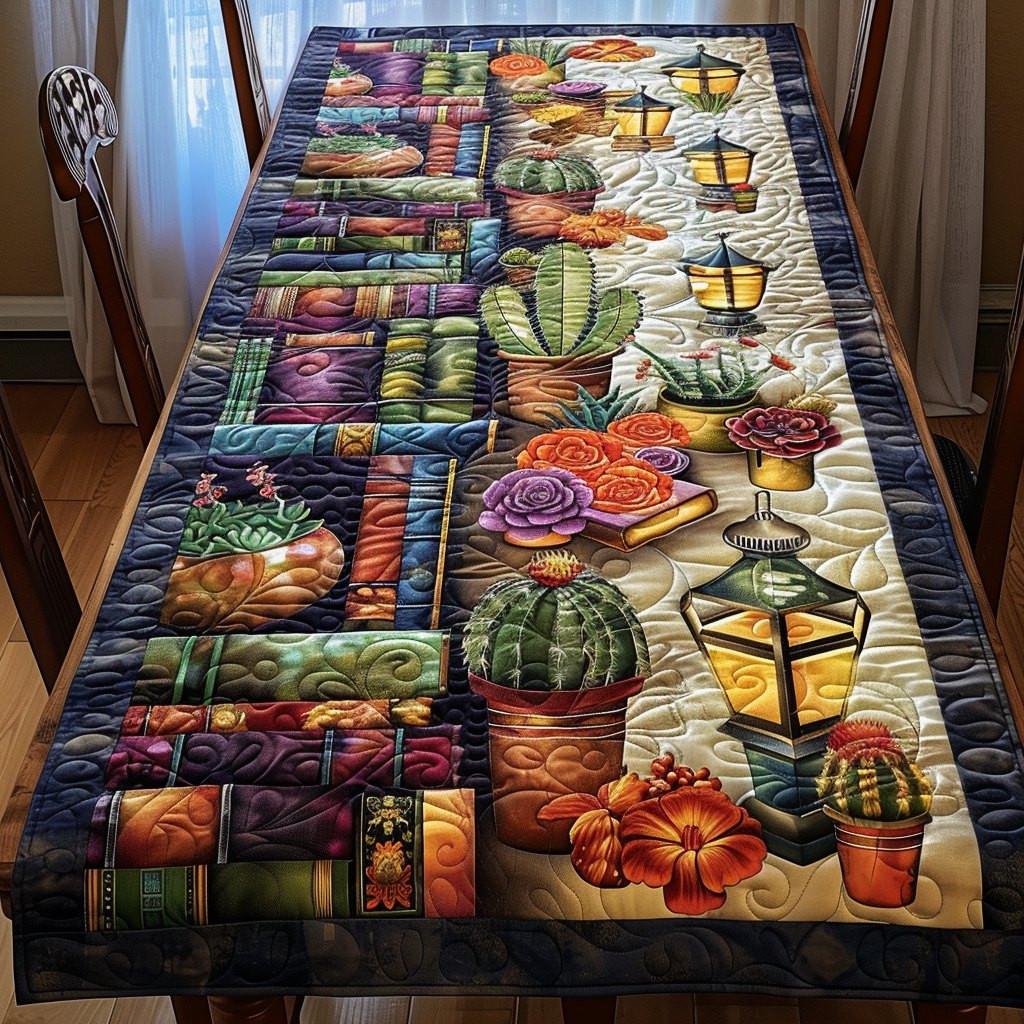 Succulent Stories Table Runner - Made to Order TABLE928