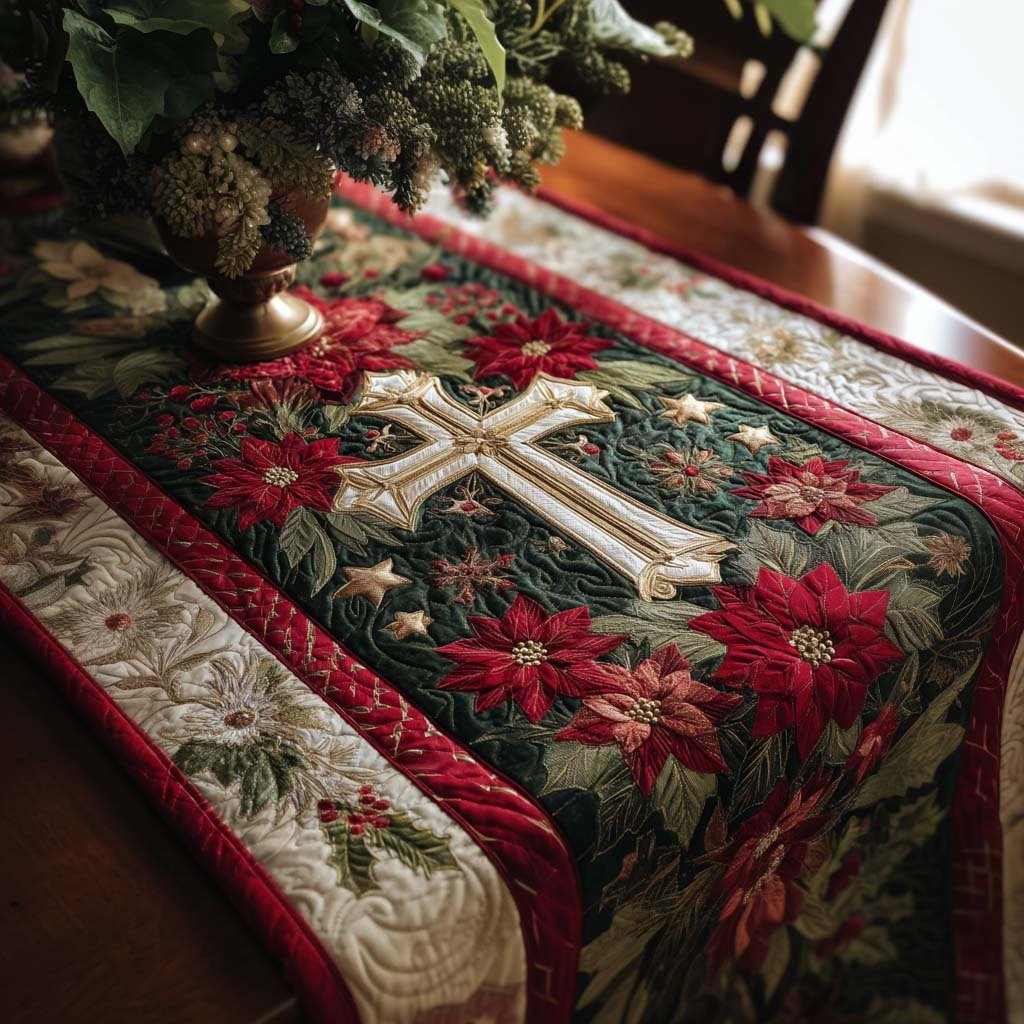 Starry Cross Table Runner - Made to Order TABLE928