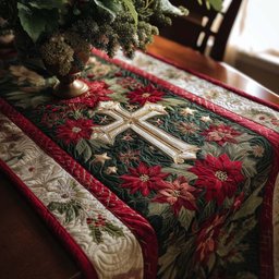 Starry Cross Table Runner - Made to Order TABLE928