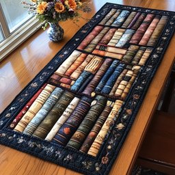 Stylish Bookshelf Table Runner - Made to Order TABLE928