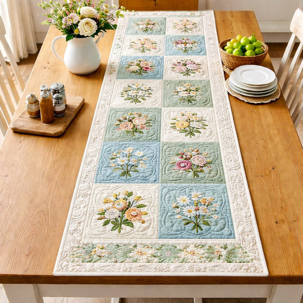 Soft Garden Table Runner - Made to Order TABLE928