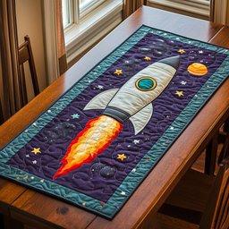 Skyward Rocket Table Runner - Made to Order TABLE928