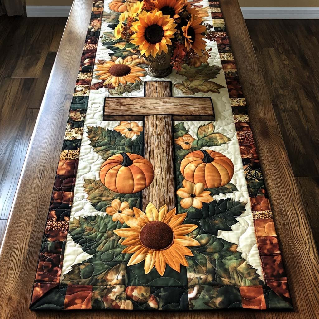 Sunflower Grace Table Runner - Made to Order TABLE928