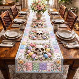 Skull Easter Table Runner - Made to Order TABLE928