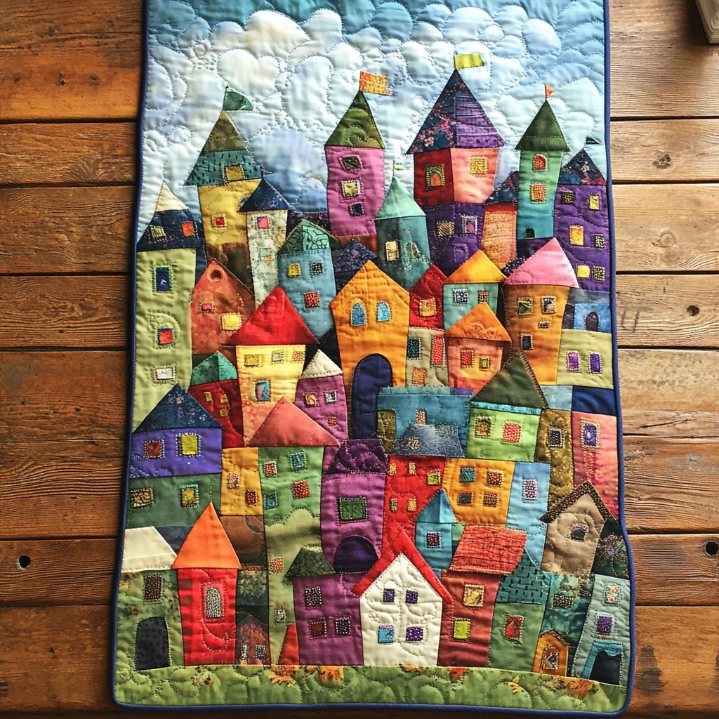 Street Life Table Runner - Made to Order TABLE928
