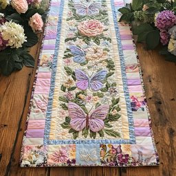 Soft Winged Beauty Table Runner - Made to Order TABLE928