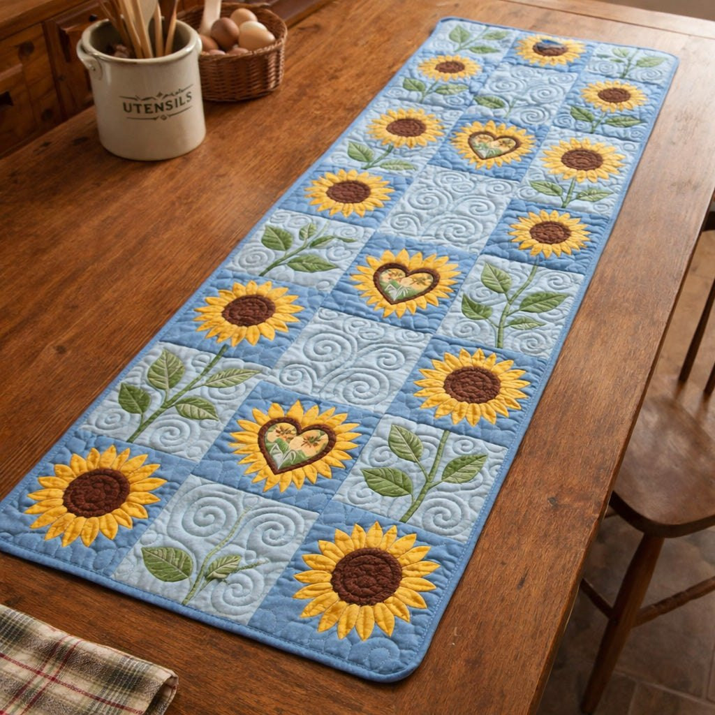 Skyflower Charm Table Runner - Made to Order TABLE928