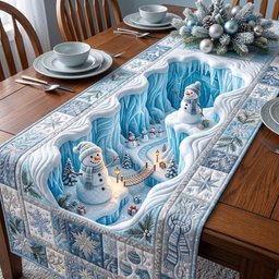 Snow Hollow Table Runner - Made to Order TABLE928