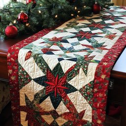 Snowflake Wishes Table Runner - Made to Order TABLE928