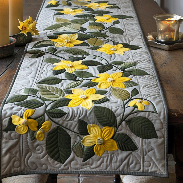 South Caroline Jasmine Table Runner - Made to Order TABLE928