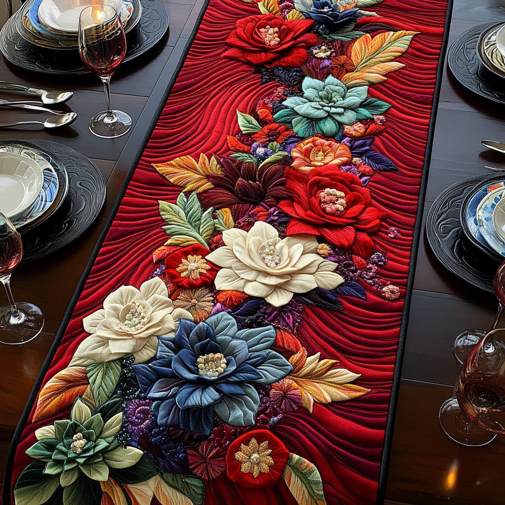 Succulent Sanctuary Table Runner - Made to Order TABLE928