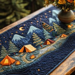 Starry Camp Night Table Runner - Made to Order TABLE928