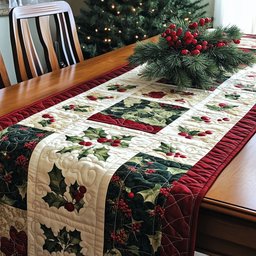 Sugarplum Winter Delight Table Runner - Made to Order TABLE928