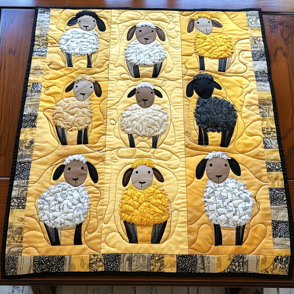 Sheep Bloom Table Runner - Made to Order TABLE928